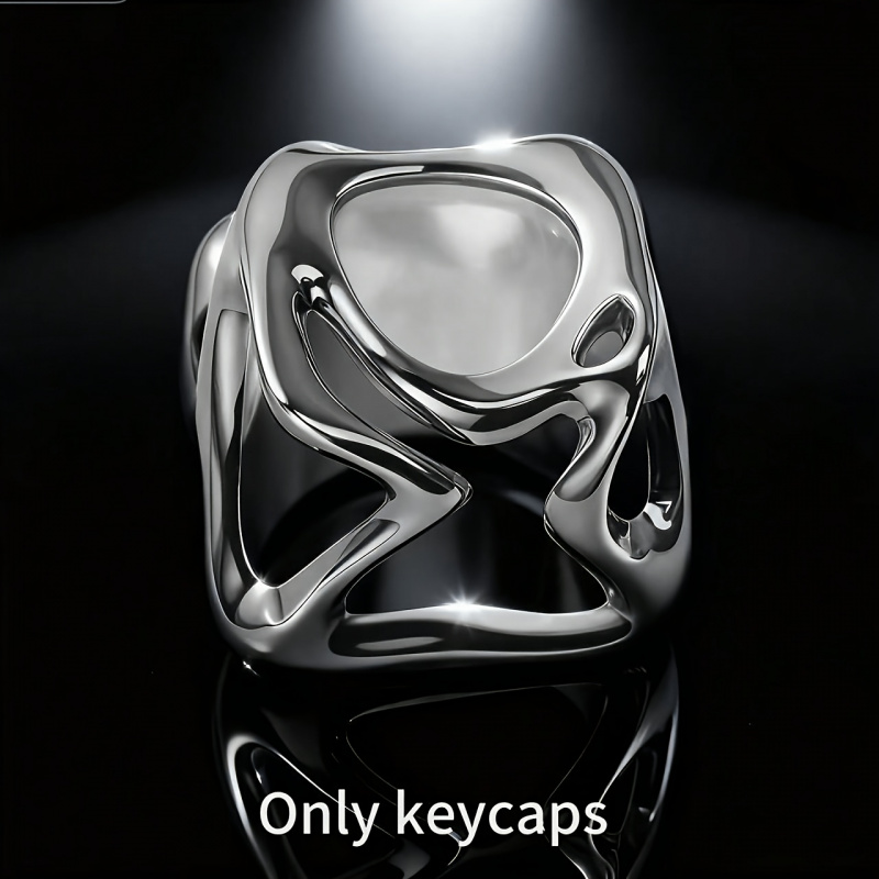 Retro Gaming Keycaps - 【원키】베놈 리퀴드 메탈 전기도금 키캡, 전기도금