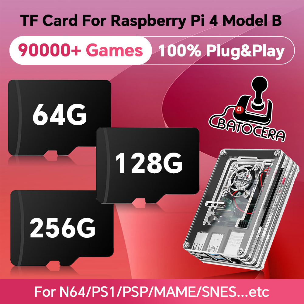 Retro Gaming Raspberry Pi 4 - 라즈베리 파이 4 모델 B용 레트로