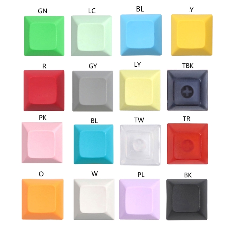 Retro Gaming Keycaps - DSA 1U 키캡 세트 PBT 블랭크
