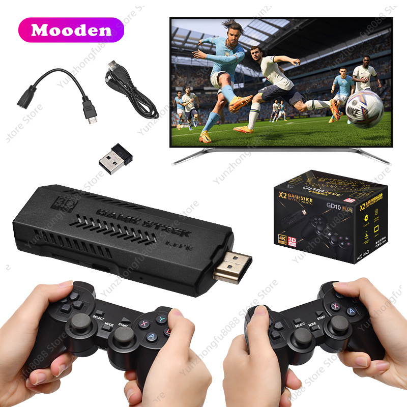 L GD10 플러스 게임 스틱 4k 블랙 박스 X2 게 - Retro Gaming X2 리뷰 및 가격