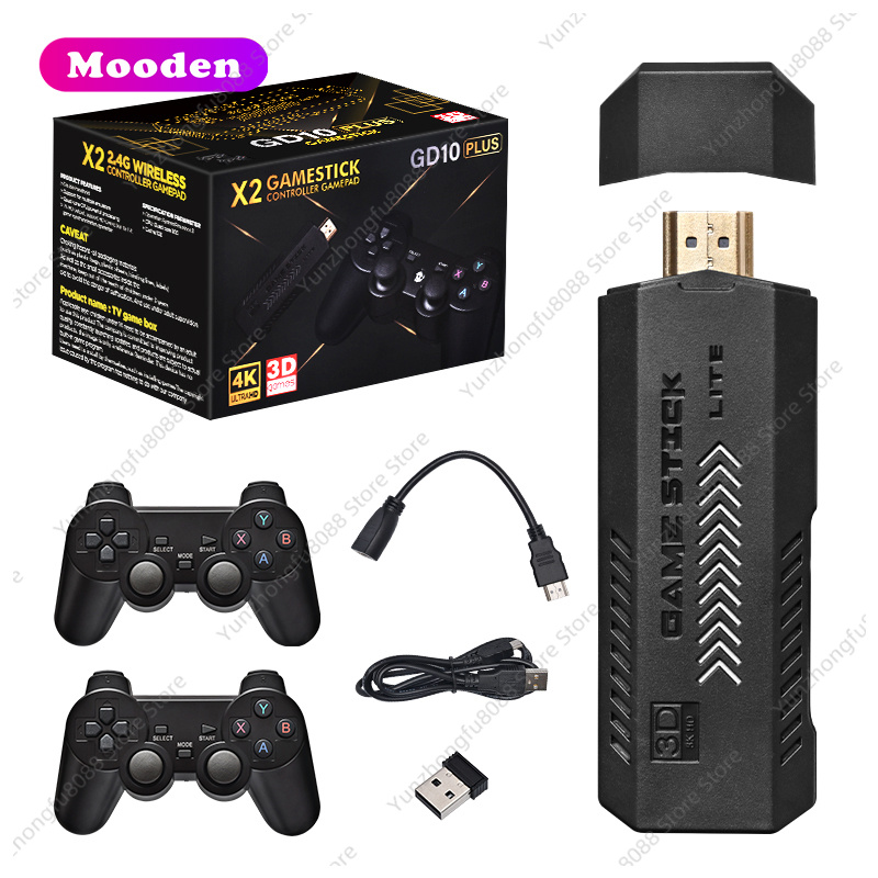 L GD10 플러스 게임 스틱 4k 블랙 박스 X2 게 - Retro Gaming X2 리뷰 및 가격