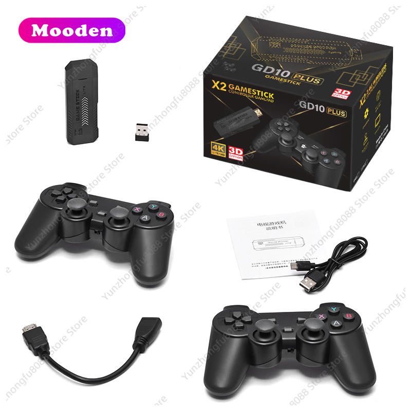 L GD10 플러스 게임 스틱 4k 블랙 박스 X2 게 - Retro Gaming X2 리뷰 및 가격