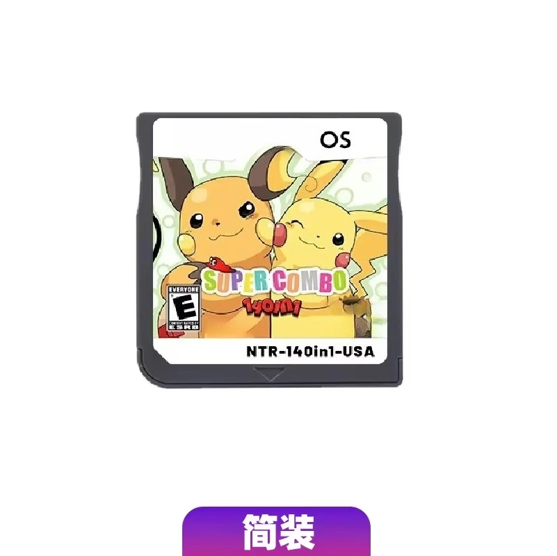 NDS 비디오 게임 카트리지 포켓몬 140-in-1 슈 - Retro Gaming Video 리뷰 및 가격