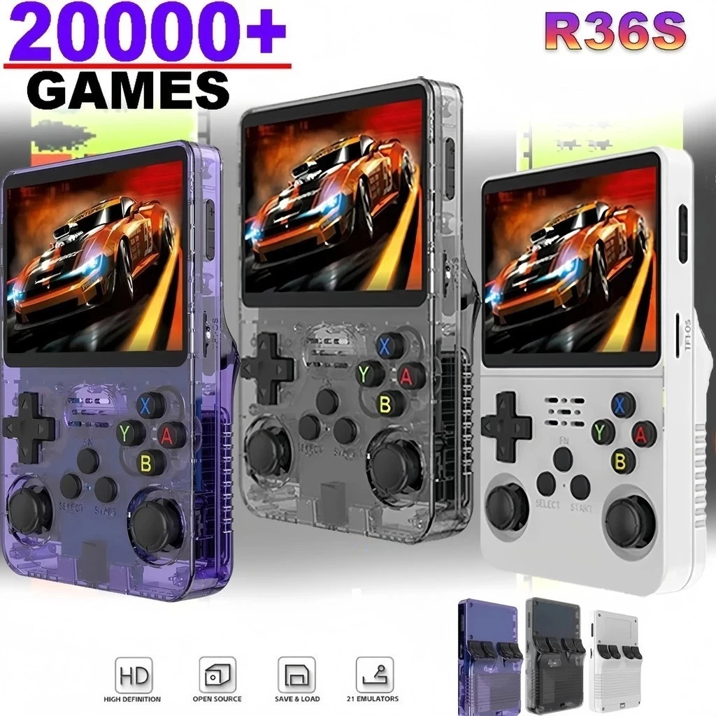 미니 R36S 레트로 휴대용 비디오 게임 콘솔 리눅스  - Retro Gaming Tv Box 리뷰 및 가격