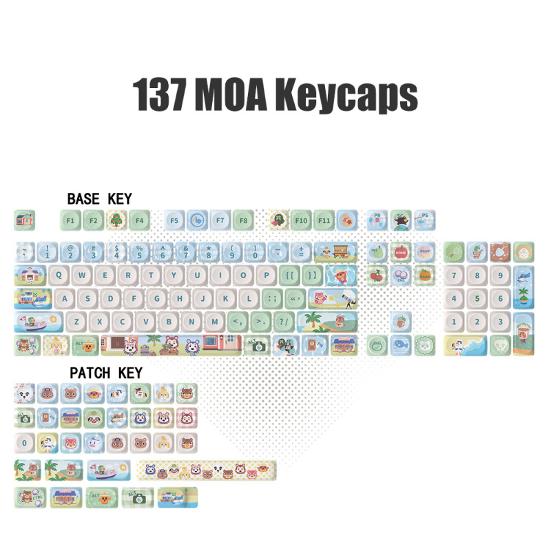 커스텀 PBT 키캡 130키 귀여운 샴 고양이 모양 염 - Retro Gaming Keycaps 리뷰 및 가격