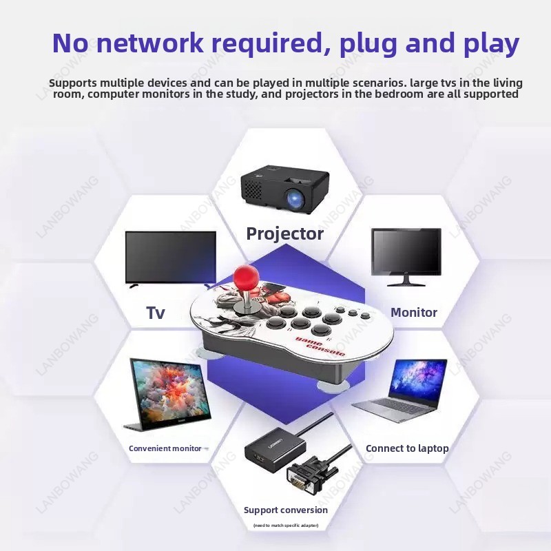 M9 듀얼 조이스틱 게임 콘솔 4K HD TV 게임 박 - Retro Gaming Tv Box 리뷰 및 가격