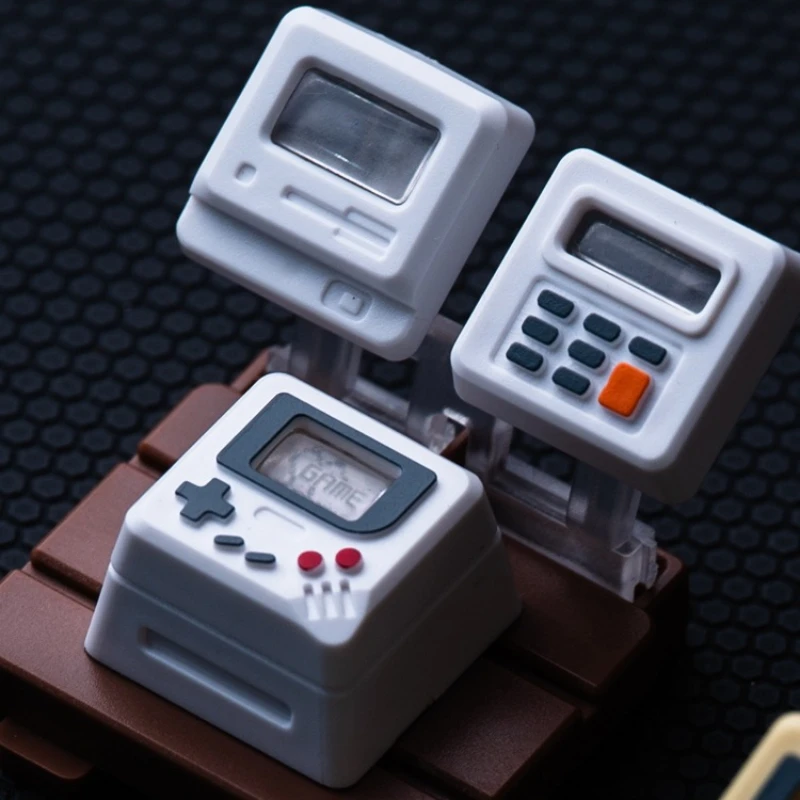 K-04 3-in-1 창의적인 레트로 투명 키캡 세트  - Retro Gaming Keycaps 리뷰 및 가격