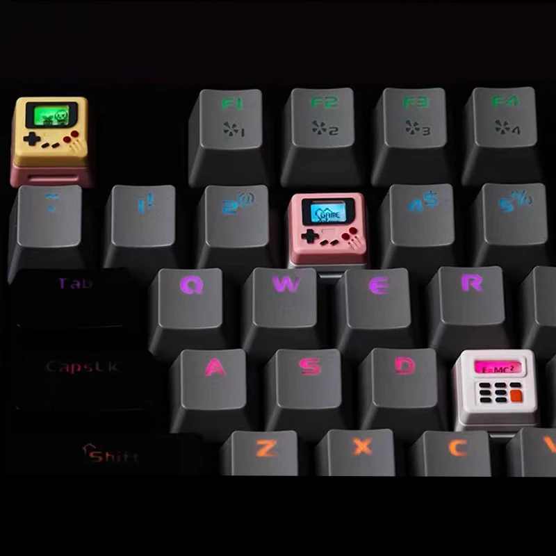 K-04 3-in-1 창의적인 레트로 투명 키캡 세트  - Retro Gaming Keycaps 리뷰 및 가격