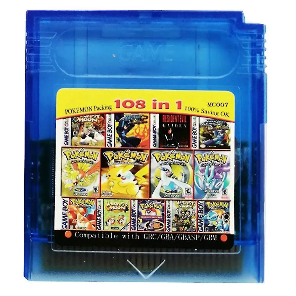 GBC 레트로 게임 콤보 카드 포켓몬 시리즈 61-in - Retro Gaming Video 리뷰 및 가격