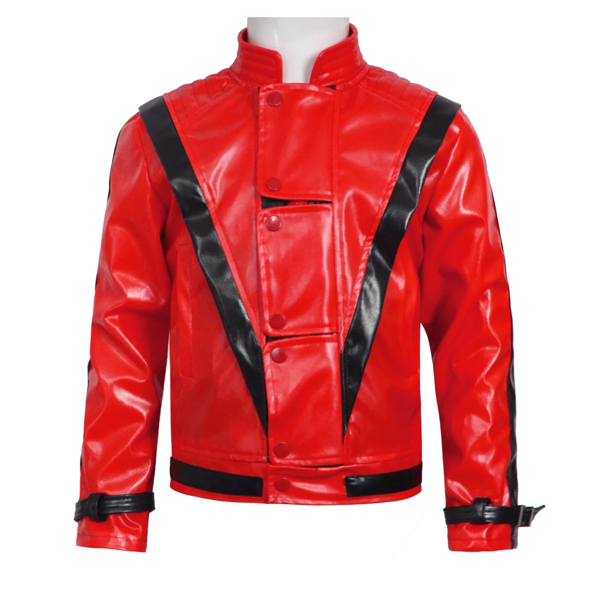 마이클 잭슨 스릴러 무서운 코스튬 레드 가죽 재킷 여성 - Retro Gaming Jacket 리뷰 및 가격