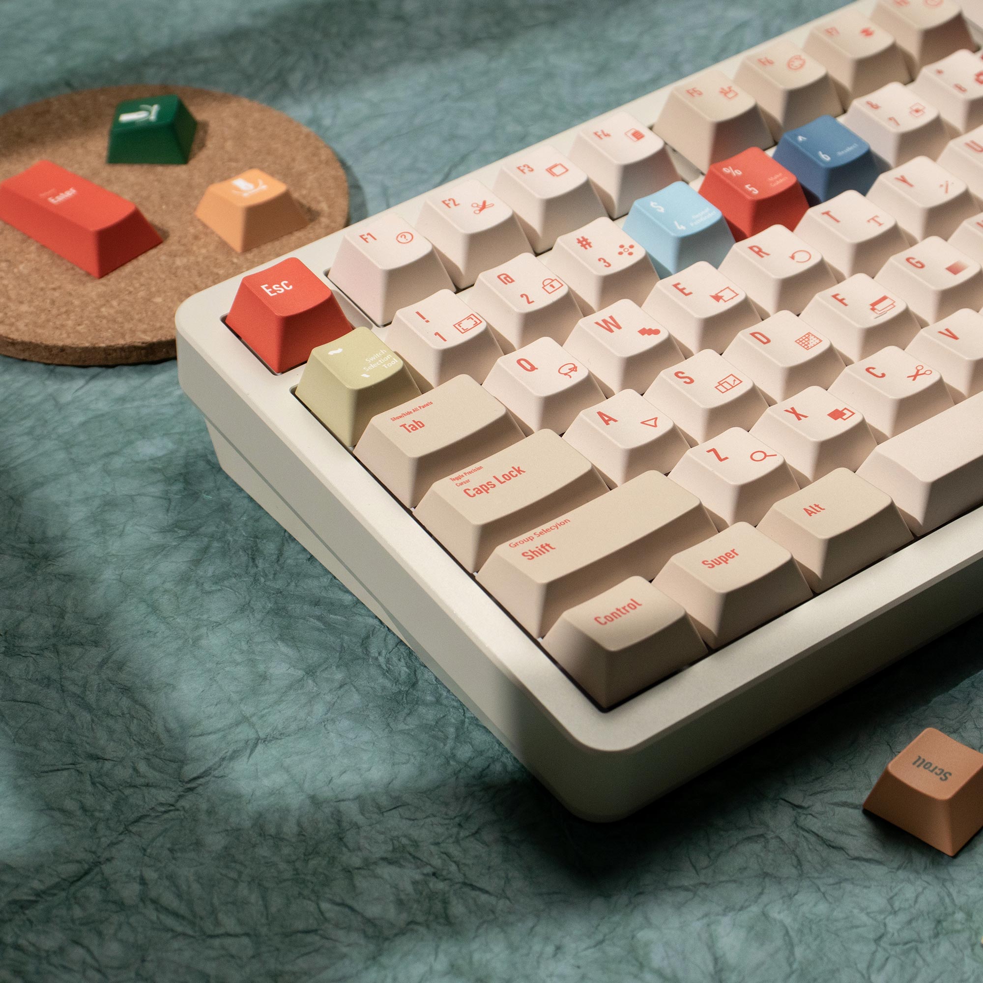 일러스트레이터 키캡 DYE-SUB 체리 프로파일 PBT - Retro Gaming Keycaps 리뷰 및 가격